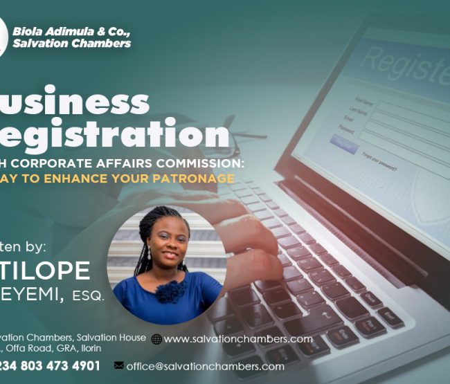 ENHANCE BUSINESS PATRONAGE WITH CAC REGISTRATION